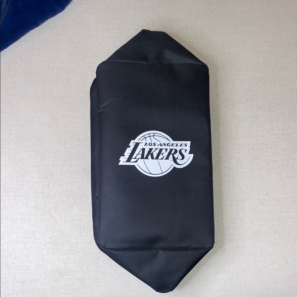 Los Angeles Lakers Black Bag - Great for Shoes, Travel, Toiletries NWOT